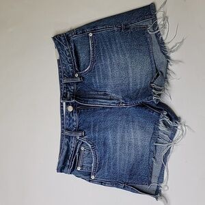 Lovers and friends Dylan Denim jean  frayed shorts
